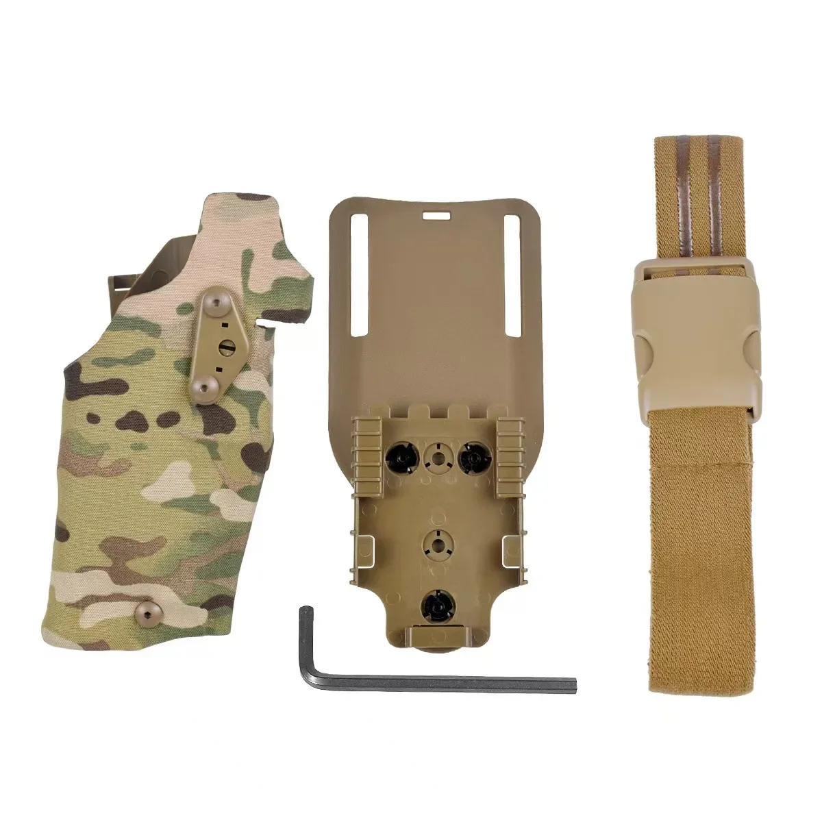Funda táctica Glock G17 G19 rail X300 sistema QLS - imagen 5