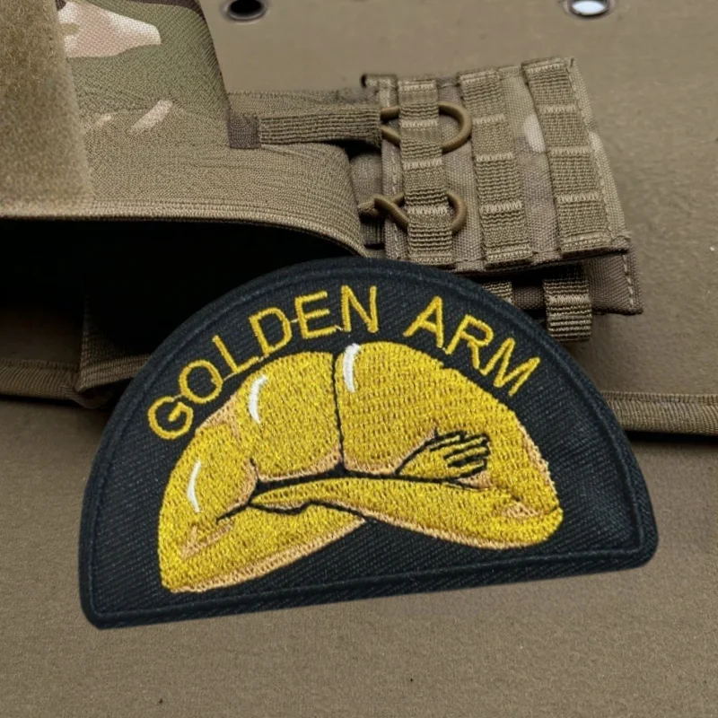 Parche bordado de Husky siberiano, chaleco táctico, insignia de moral con gancho y bucle, pegatinas decorativas para mochila, parches para brazalete para ropa - imagen 4