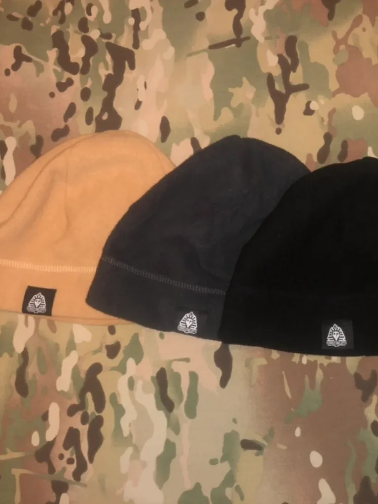 Gorro de forro polar multicolor estilo Faraón, fibra de poliéster ajustable - imagen 2