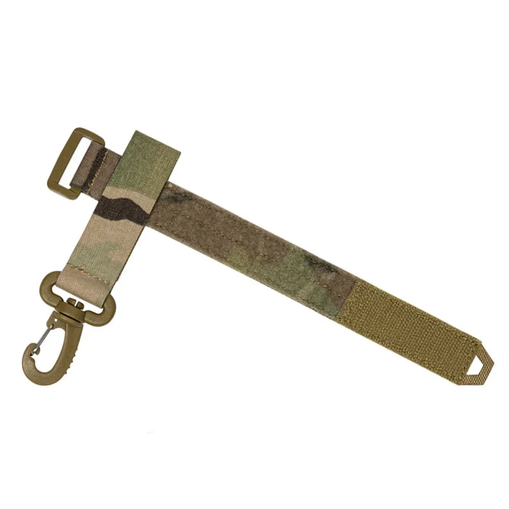 Mosquetón con gancho para guantes multiusos, guantes tácticos Molle, cuerda de escalada, hebilla de almacenamiento, llavero - imagen 4