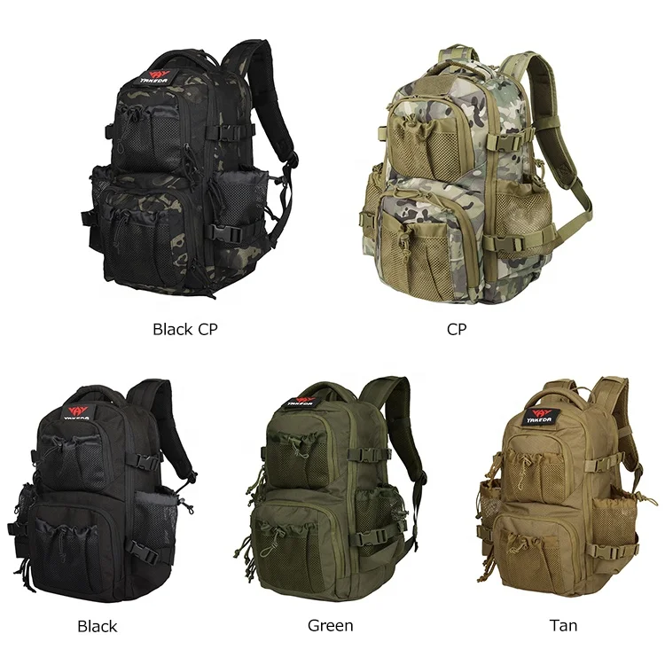Yakeda bolsa de viaje mochila Molle 25L camuflaje deportes senderismo Camping mochila táctica 1000D poliéster caza al aire libre - imagen 4