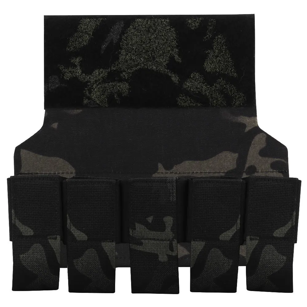 Bolsa secundaria de Granada M203, 5 colgar redondos de 40MM, aparejo de pecho, chaleco de combate Micro, portador de placa, bolsa colgante para caza al aire libre Airsoft - imagen 2