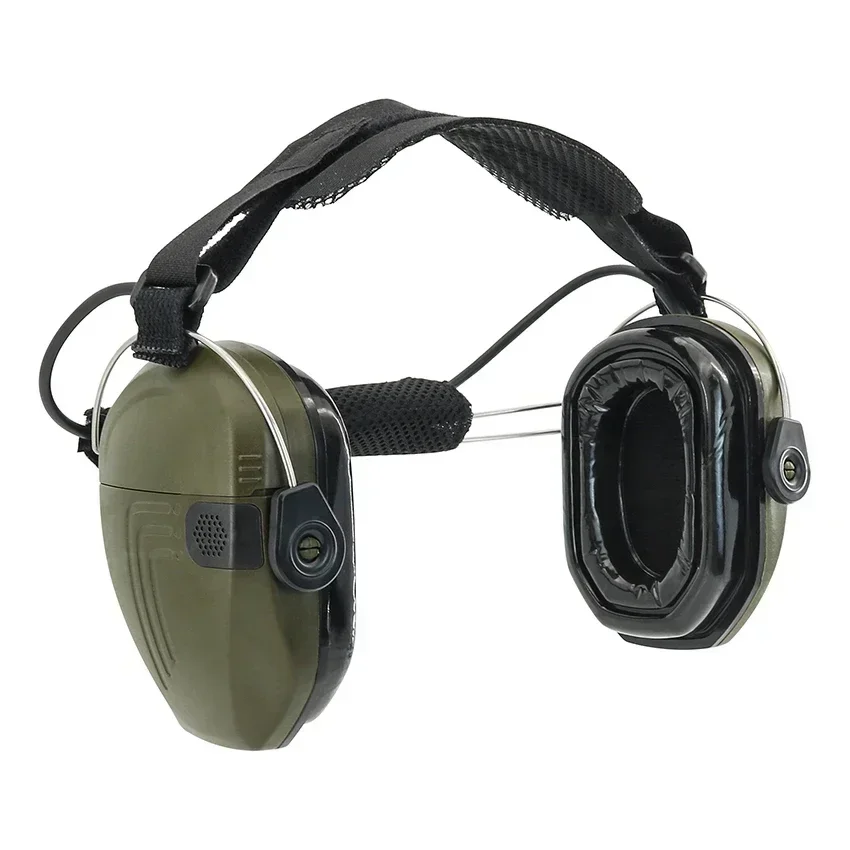 Orejeras electrónicas con reducción de ruido NRR 23dB, protección auditiva, auriculares tácticos para tiro Airsoft, auriculares de caza - imagen 4