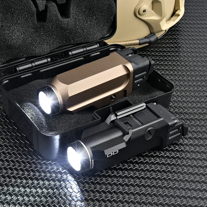 Linterna Táctica Colgante WADSN de Metal – 1000 Lúmenes, Strobe, Luz Scout para Airsoft/Caza, Lámpara para Pistola (Sistema 1913 UNIV – Equipo) - imagen 2