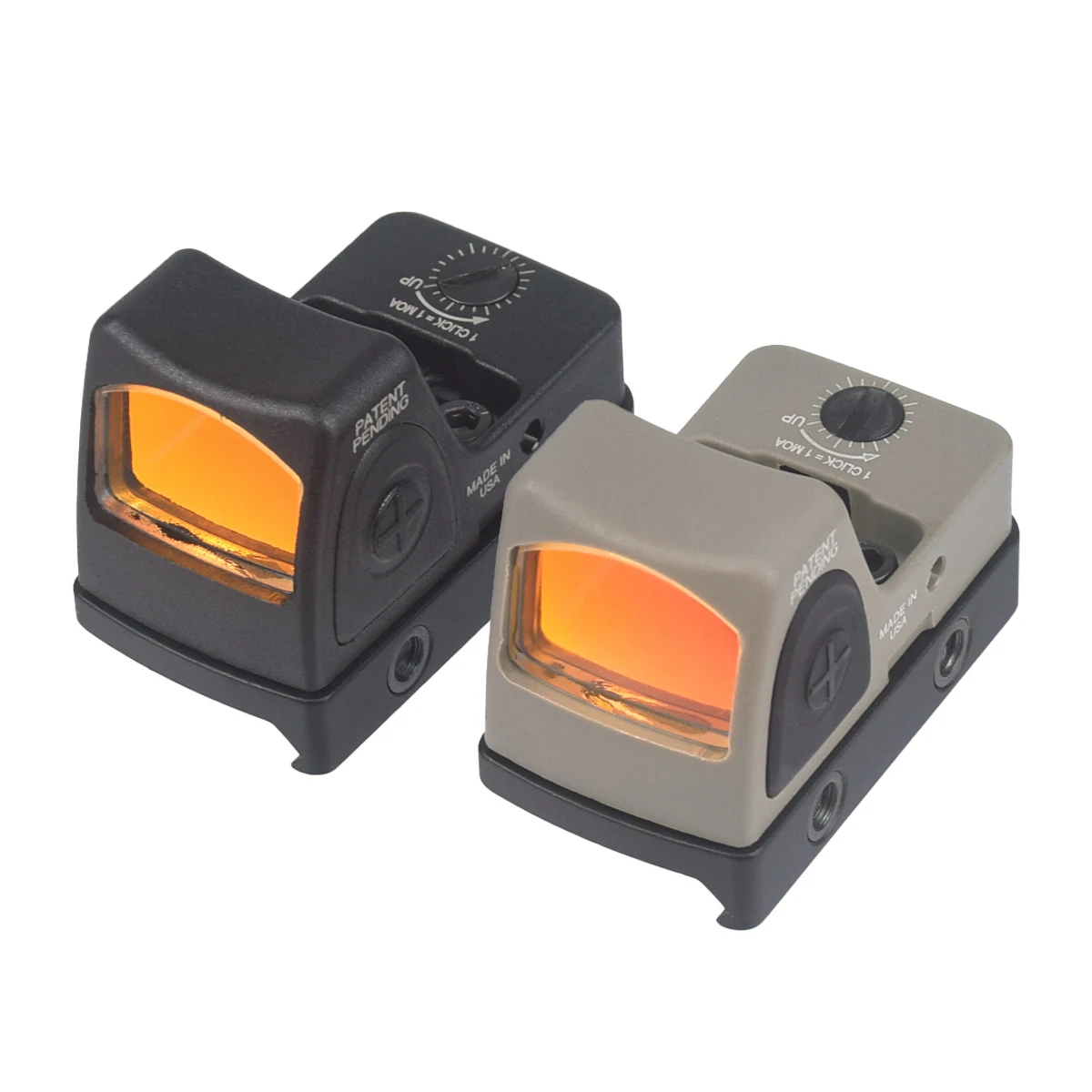 Mira réflex de punto rojo RM CC para pistola compacta G43X / SG P365 / M & P Shield y mira telescópica RM-cc de nailon AR15 M4 de 20mm - imagen 4