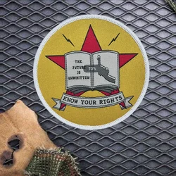 Parche táctico velcro Know Your Rights para uniforme militar