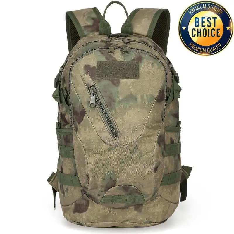Nueva mochila táctica de 35L 900D para hombre, bolsa de camuflaje para acampar, senderismo, caza, escalada, mochila de viaje de utilidad para exteriores