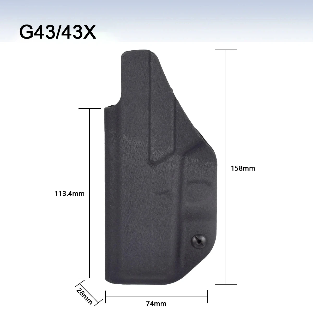 Funda Kydex táctica oculta para pistola, transporte discreto - imagen 5