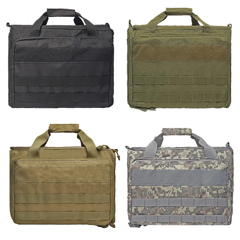 Bolsa táctica Molle impermeable, accesorios de caza, funda para pistola de tiro de francotirador de nailon, bolso de hombro para deportes al aire libre - imagen 2