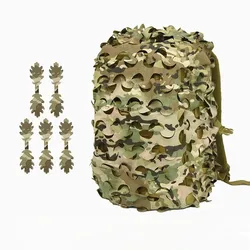 Cubre mochila camuflaje 3D hoja biónica de red táctica