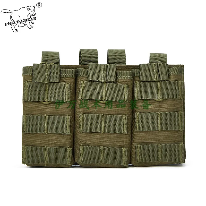 Paquete de accesorios 1000D Tactical EMR Dark Night Camouflage Fg Army Fan Triple Bag G36 Molle - imagen 3