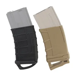 Funda de goma táctica para agarre de revista, bolsa M416 AEG Mag de extracción rápida, soporte Universal para revistas 5,56, accesorio Airsoft AQB216