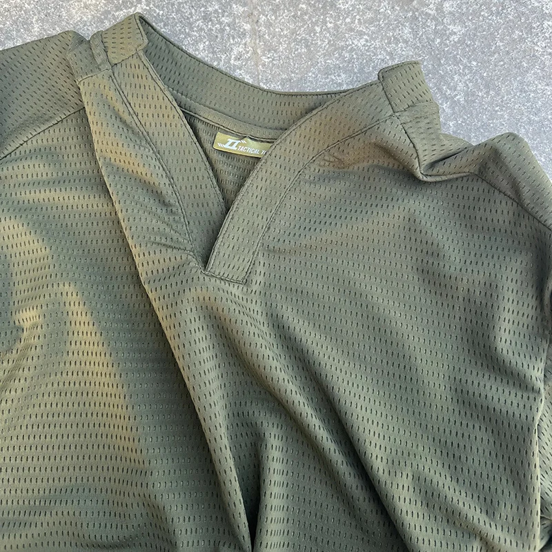 Camiseta de rugby estilo velocidad de manga corta Camiseta táctica de manga corta de secado rápido CAG Love Sport al aire libre - imagen 5