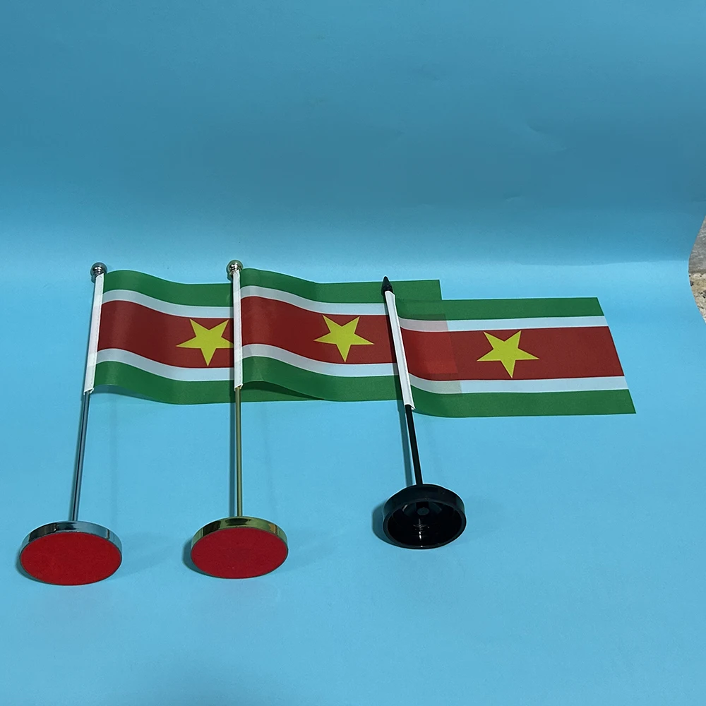 Bandera Suriname de escritorio poliéster - imagen 2