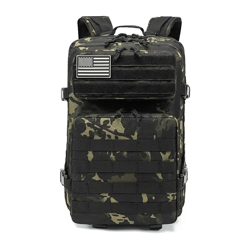 Mochila táctica de ataque 3P para exteriores, equipo de camuflaje de alta capacidad, Mochila deportiva de montañismo, mochilas de Camping - imagen 5