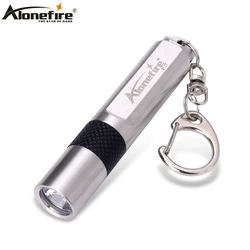 Mini linterna llavero acero inoxidable resistente al agua outdoor