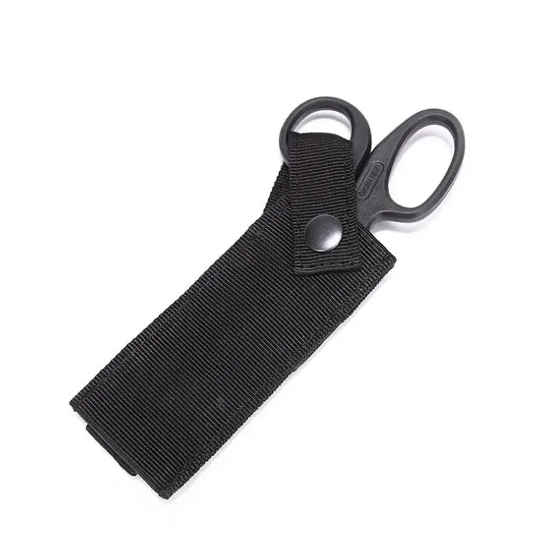 Bolsa táctica Molle para tijeras médicas, funda para cuchillo y linterna, soporte EMT, accesorios de caza al aire libre, bolsa de herramientas EDC - imagen 4