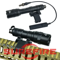 Linterna táctica Surefir M300/M600 de metal LED blanca para caza M-LOK