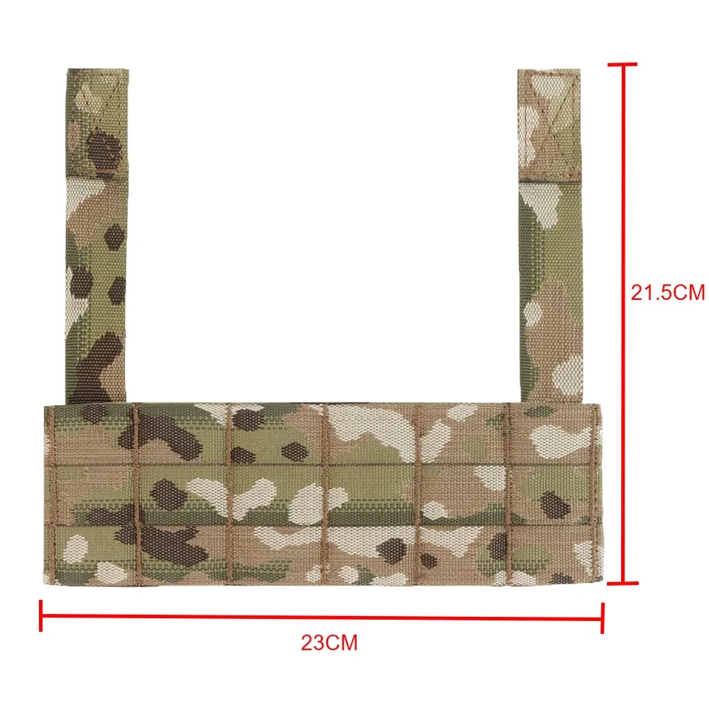 Arneses de aparejo de pecho táctico, placa de expansión MOLLE, bolsa de navegación, funda de teléfono, montaje D3CRM, aparejo de pecho, accesorios de chaleco de caza - imagen 2
