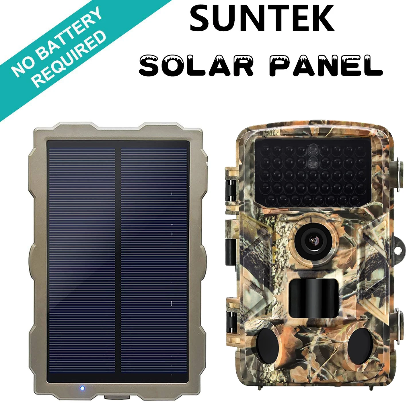 Cámara de rastreo de visión nocturna alimentada por energía Solar, 2600mah, 24MP, 1080P, caza, 0,3 s, disparador de tiempo, monitoreo de vida silvestre - imagen 5