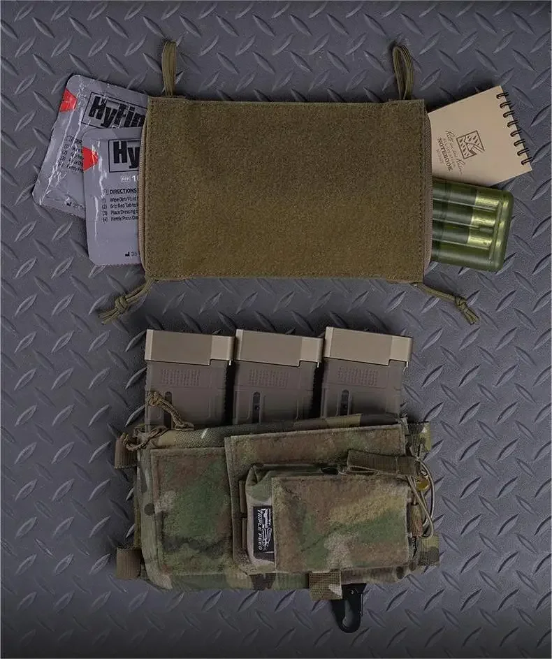 Chaleco táctico con bolsillo interior y anilla para correas - imagen 3