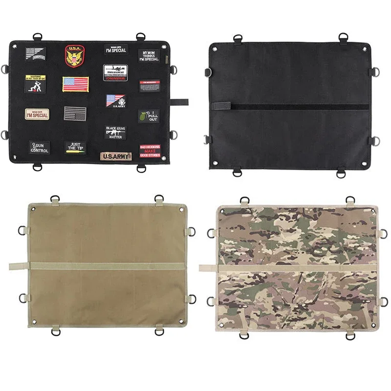 Tablero de exhibición de parches tácticos 1000D, pegatina de identificación mágica de nailon, almacenamiento de insignia, tela, almohadilla de póster, parches, organizador de herramientas de pared - imagen 3