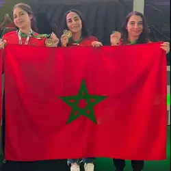 XIANGYING Bandera de Marruecos 90x150 cm - poliéster para colgar