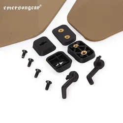 Emersongear-almohadillas protectoras para casco, cubierta lateral para casco táctico rápido, accesorios de riel para caza al aire libre