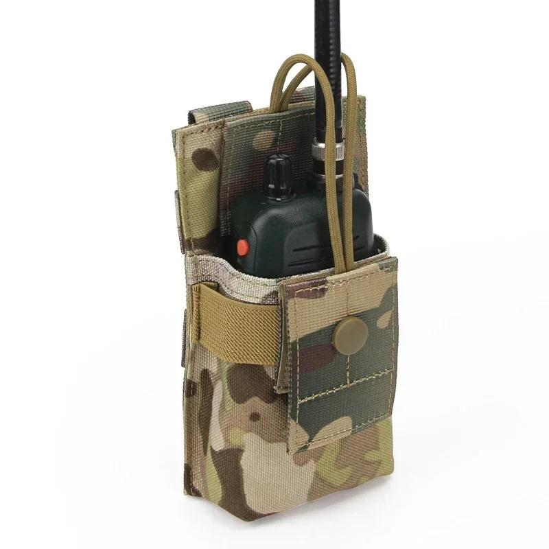 ERQYGRA-bolsa para interfono MOLLE General táctica, accesorios para sistema, equipo de tiro para caza al aire libre, nailon, nueva revista portátil - imagen 4