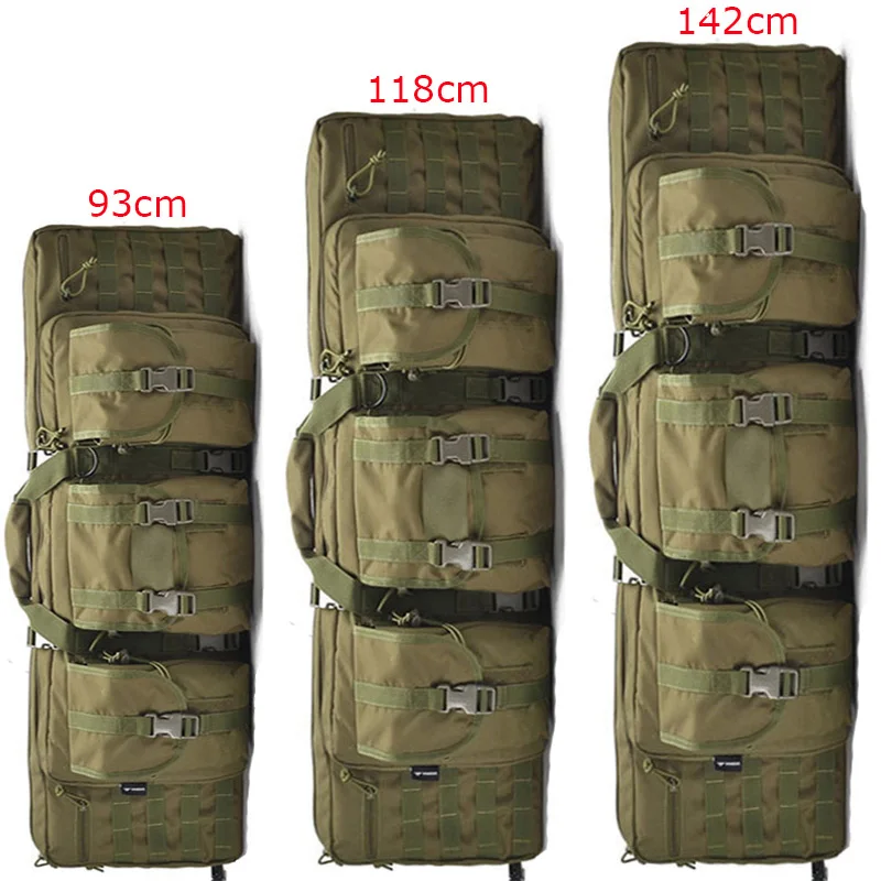 Estuche de transporte para Rifle de caza táctico de gran capacidad, bolsa de protección para pistola Airsoft, bolso de hombro para deportes al aire libre de 93cm, 118cm y 142cm - imagen 3