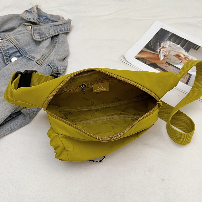 Bolsa de pecho ligera para deportes al aire libre, bolsa de cintura portátil para senderismo, escalada, Camping, entrenamiento, viaje, ciclismo, bandolera para hombres y mujeres - imagen 4