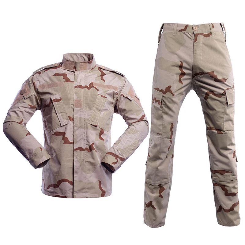 Traje de uniforme de camuflaje de 17 colores, conjunto de ropa de combate Airsoft, ropa de entrenamiento de gran tamaño, trajes de pesca para caza al aire libre 3XL A2F48 - imagen 4