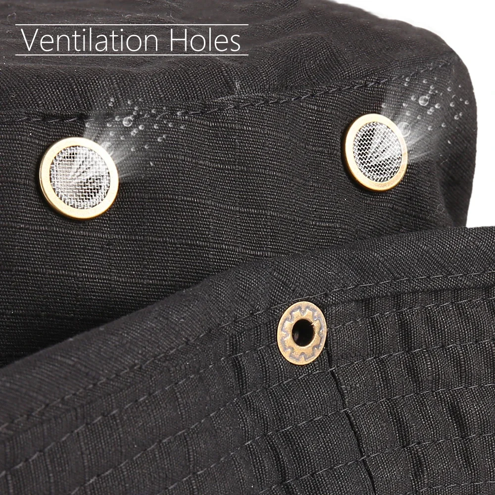 Gorra de pesca para deportes al aire libre, viseras de protección solar, sombrero de cubo para acampar, militar, Airsoft, ciclismo, táctico, Bob, ala ancha, Bonnie para hombres - imagen 3