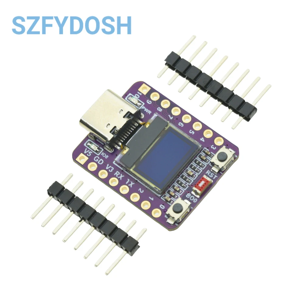 ESP32-C3 Supermini desarrollo OLED WiFi Bluetooth táctico - imagen 3