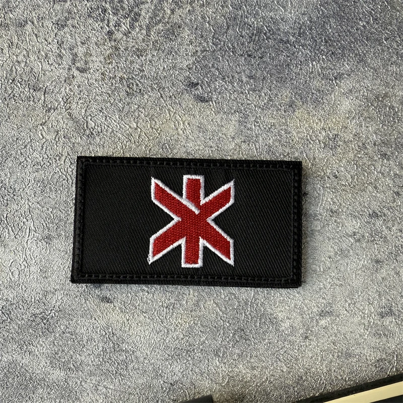 Insignia de moral bordada del equipo Punk Trauma, brazalete táctico, gancho militar y bucle, accesorios para mochila al aire libre, pegatinas - imagen 2
