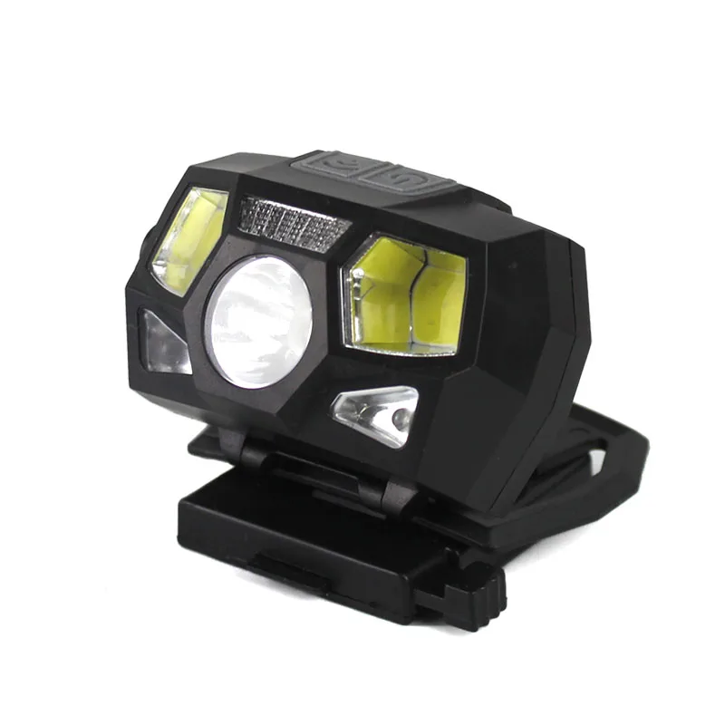 Linterna frontal táctica impermeable para casco USB recargable XPE+COB - imagen 5