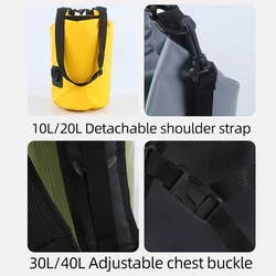 Bolsa impermeable PVC para kayak, pesca y deportes acuáticos