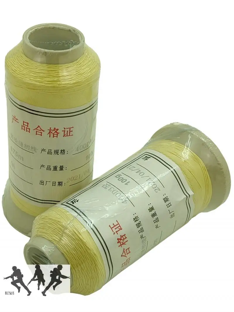 Hilo de coser de fibra de aramida fuerte, máquina de coser a mano, revestimiento 1414 con aramida, 200D, 400D, 500D, 1000D, 1500D - imagen 5