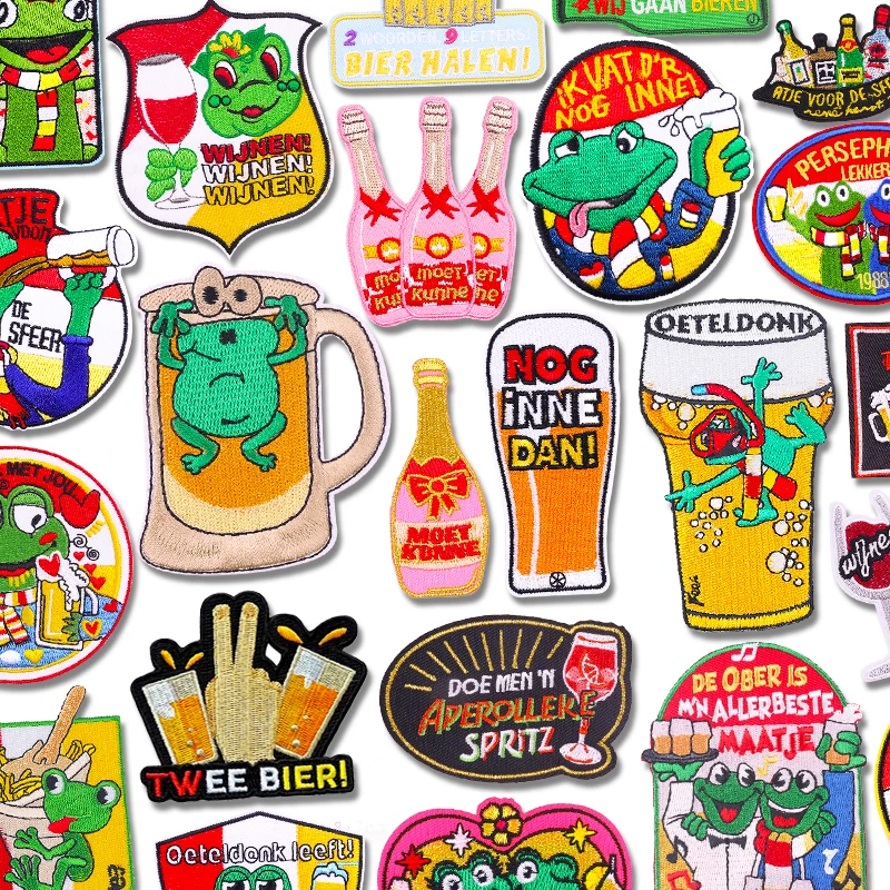 Parche bordado Oeteldonk Carnaval – Emblema termoadhesivo Países Bajos