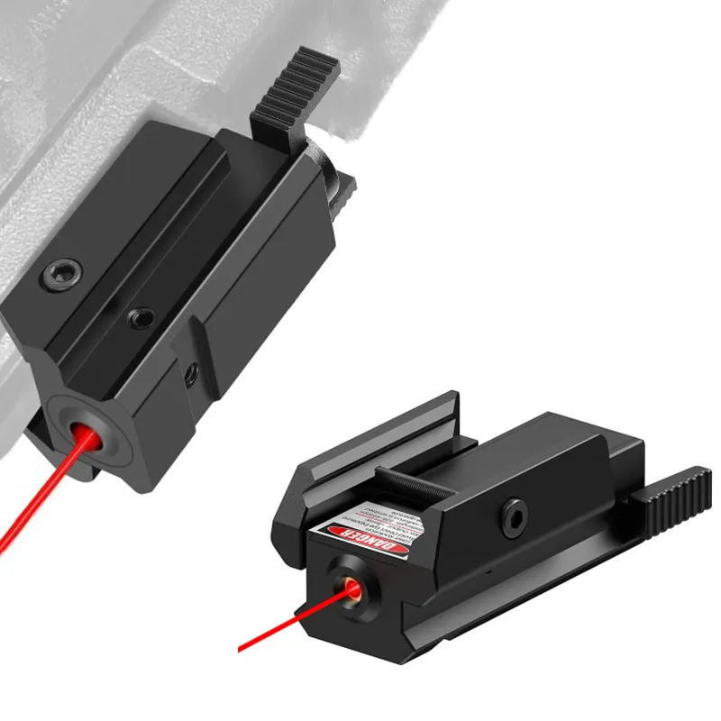 Mira láser verde roja con riel Picatinny de 11/20 mm para caza - imagen 2