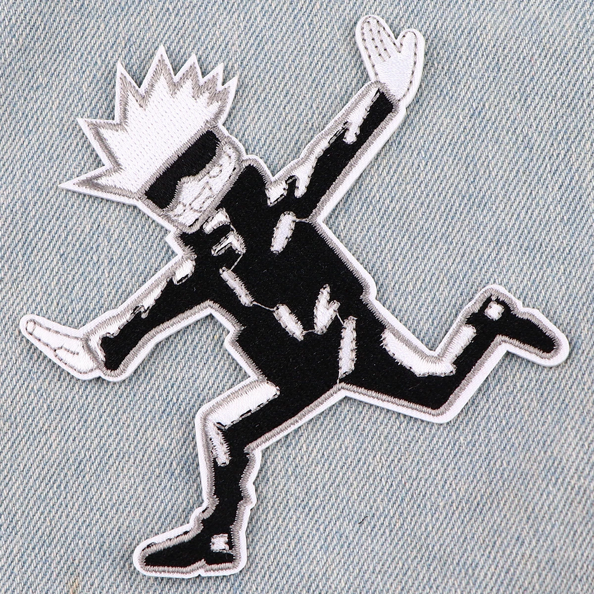 Gojo Satoru parches de ropa bordados Diy, parches para planchar para ropa, insignias de chaqueta, pegatinas de costura, apliques de Anime - imagen 3