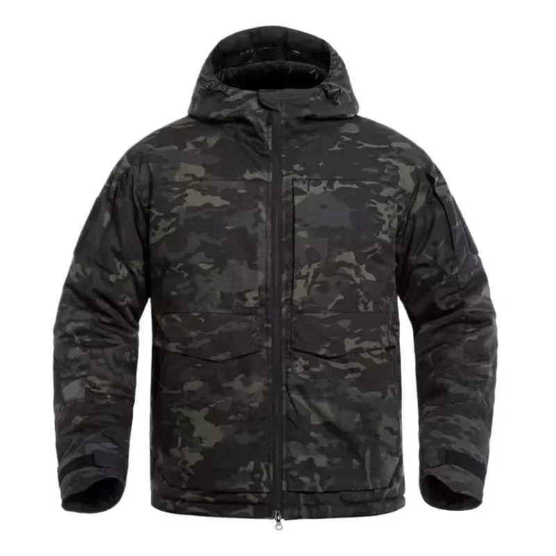 Chaqueta de algodón de camuflaje táctico M65 para hombre, chaqueta de invierno a prueba de frío para exteriores, cortavientos, Chaqueta de algodón reflectante térmica - imagen 4