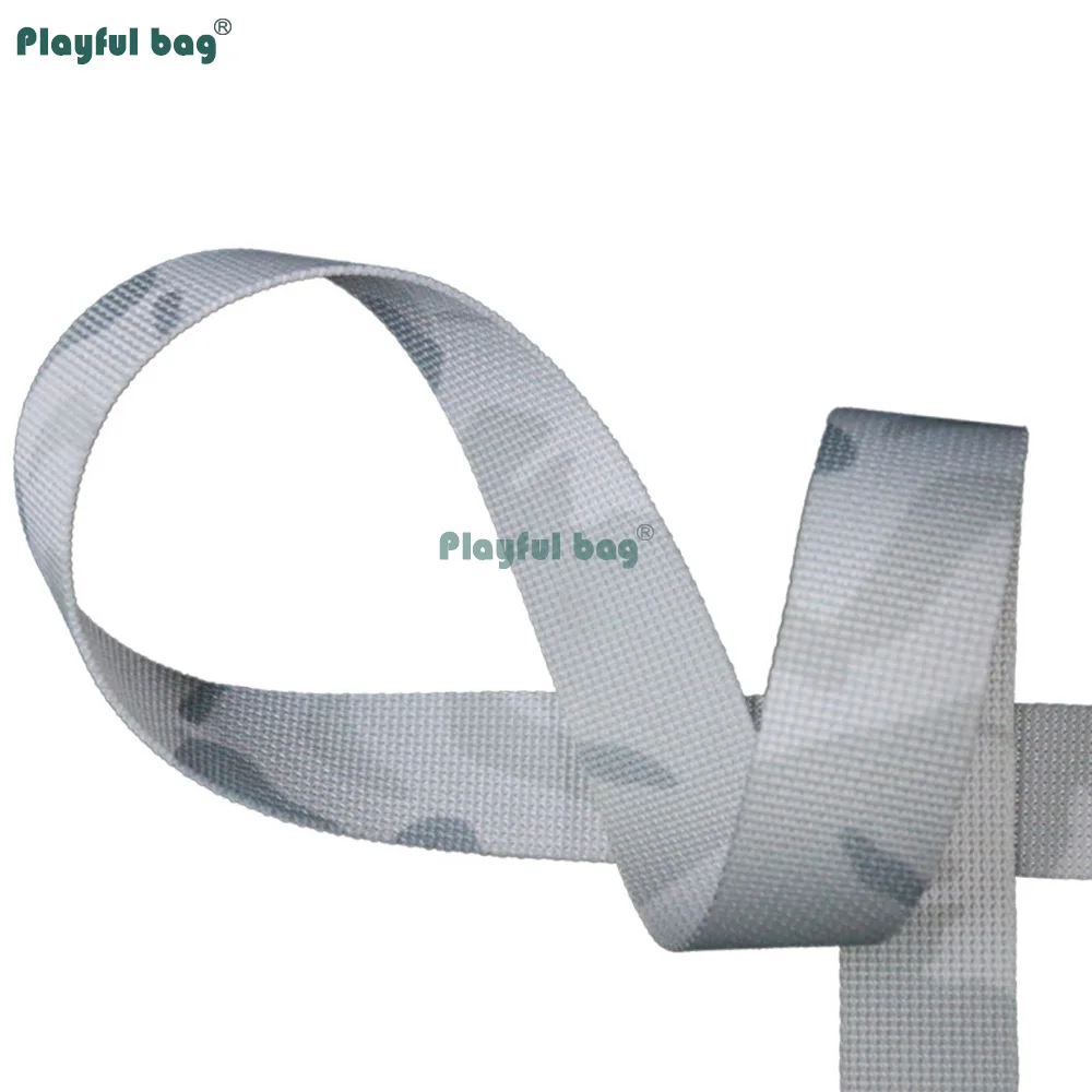 Correas de camuflaje MCAP Snow CP de 5 metros, poliéster de alta resistencia con estampado de doble cara, correas tácticas DIY para exteriores NA103 - imagen 3