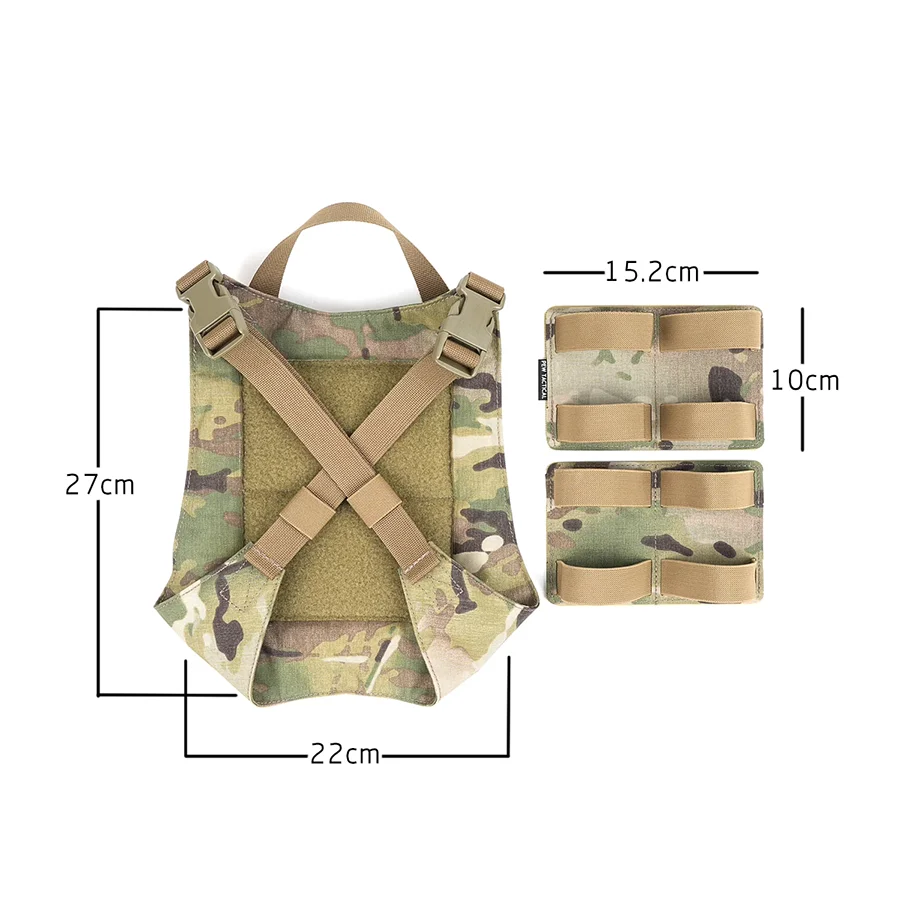 Bolsa táctica para tablero de almacenamiento de casco de caza, bolsa para sándwich ajustable - imagen 2