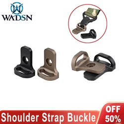 WADSN correa de hombro hebilla de Metal Mlok Keymod sistema adaptador para exterior caza QD Sling anillo giratorio de montaje accesorio AR15 AK47