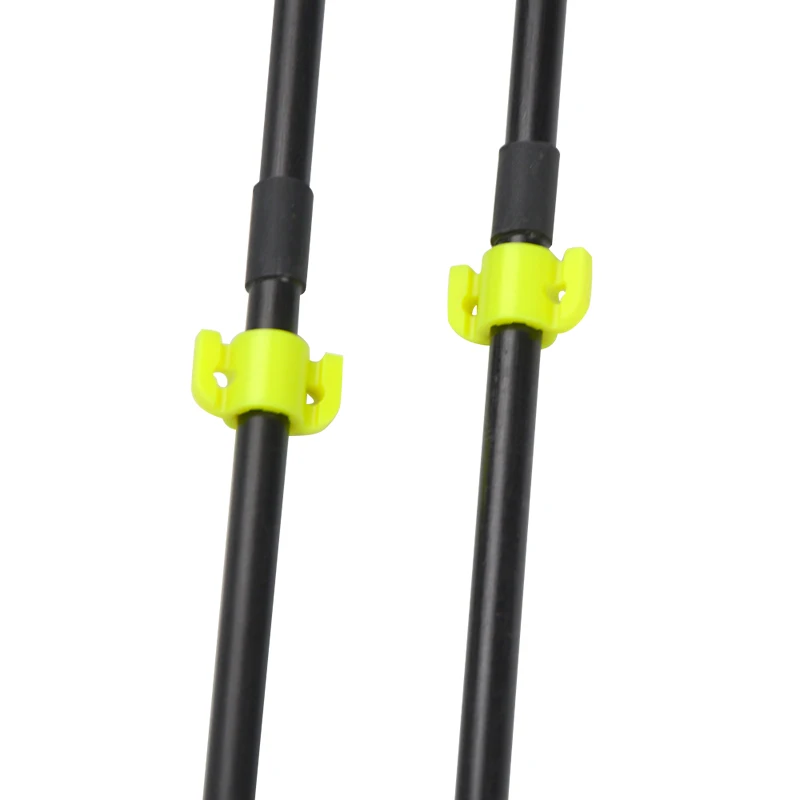 6/12 Uds flechas de pesca 31,5 ''eje de fibra de vidrio ID6mm OD8mm diapositivas de seguridad para tiro con arco caza al aire libre tiro peces pesca con arco - imagen 5