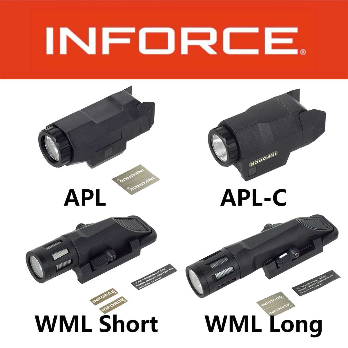 INFORCE WML APL-C linterna táctica LED estroboscópica Picatinny - imagen 4