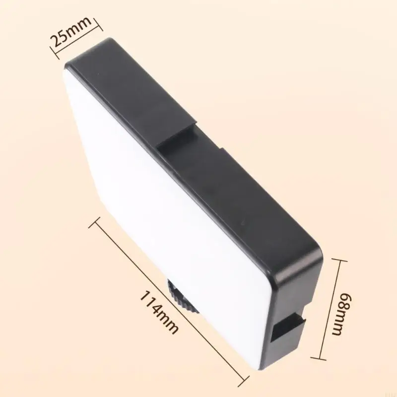 Transportable, pequeña batería recargable con luz LED para fotografía, vídeo, disparo, Vlog K1KF - imagen 3