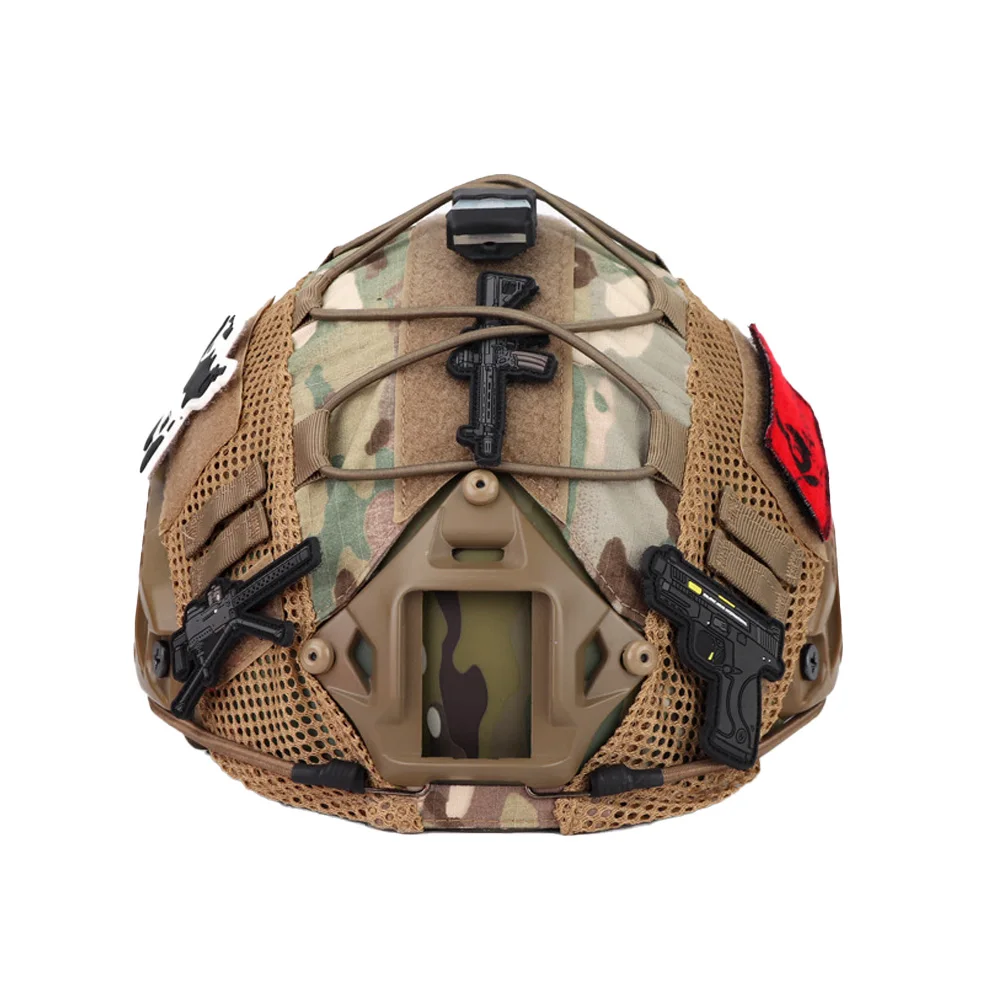 Funda de casco OPHIDIAN para casco Fast MH PJ BJ OPS-Core, funda para casco de Paintball Airsoft con cordón elástico - imagen 5