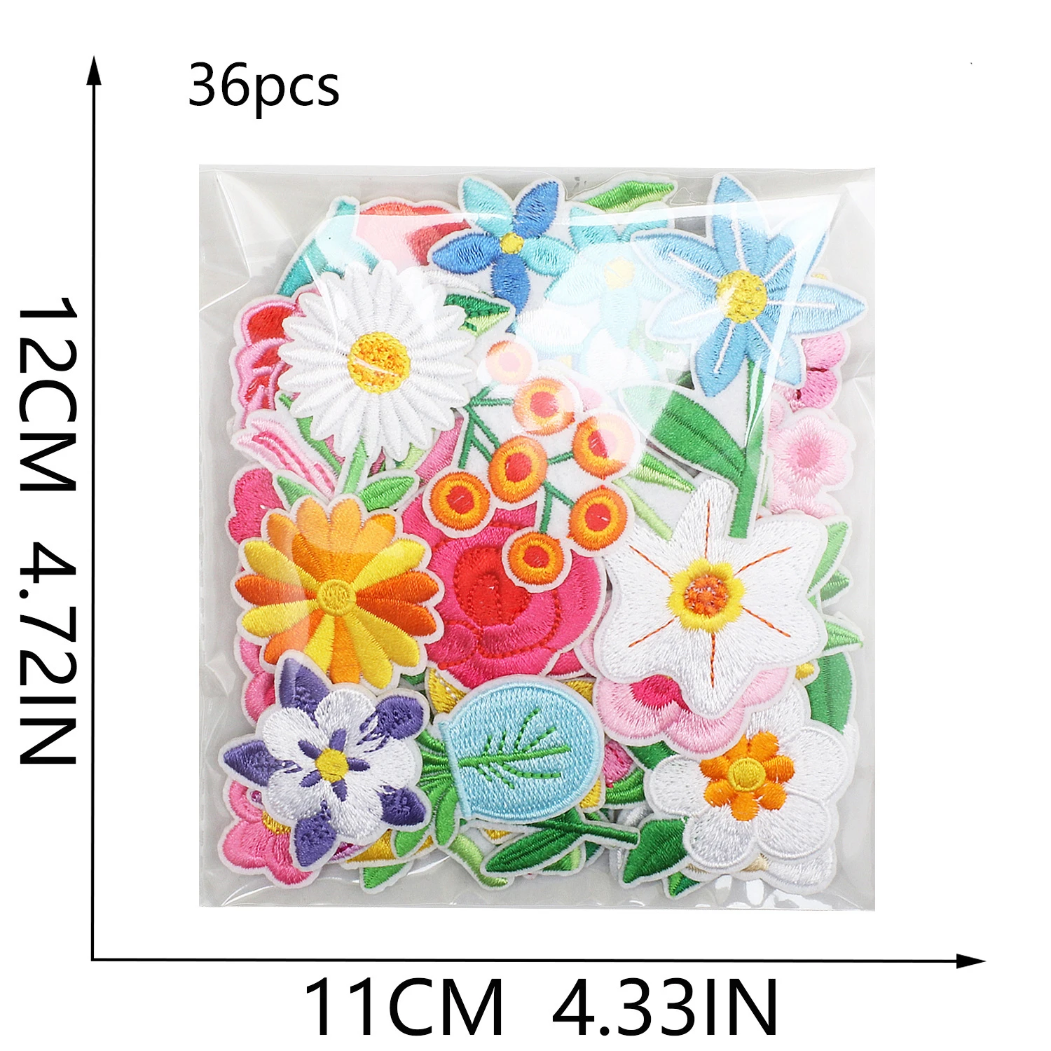 Parches bordados flores pequeñas para personalizar chalecos MOLLE - imagen 3